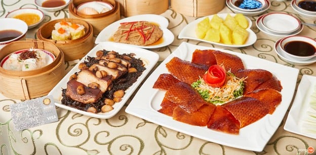 เมนูของร้าน ฟุกหยวน โรงแรมโกลเด้น ทิวลิป ซอฟเฟอริน กรุงเทพ