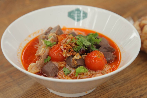 เมนูของร้าน ขนมจีนภูเขาไฟ