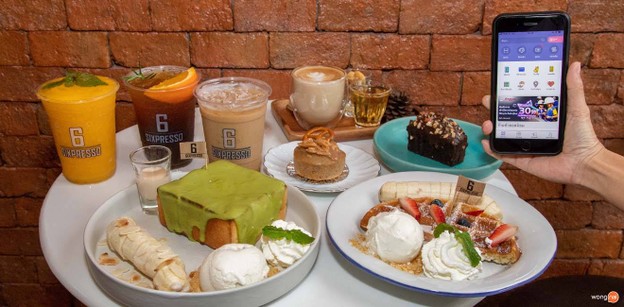 เมนูของร้าน sixpresso cafe