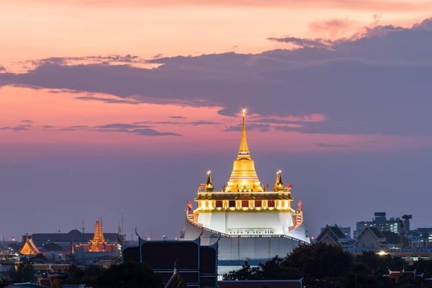 บรรยากาศ วัดสระเกศราชวรมหาวิหาร (วัดภูเขาทอง)