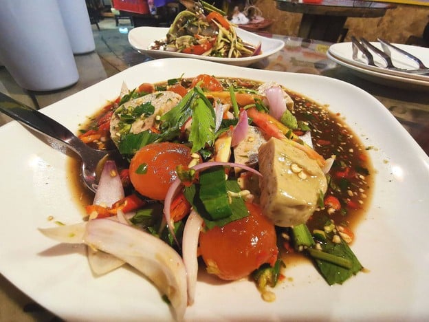 เมนูของร้าน ครัวโอลี่ยำ ภูเก็ต สาขาถลาง