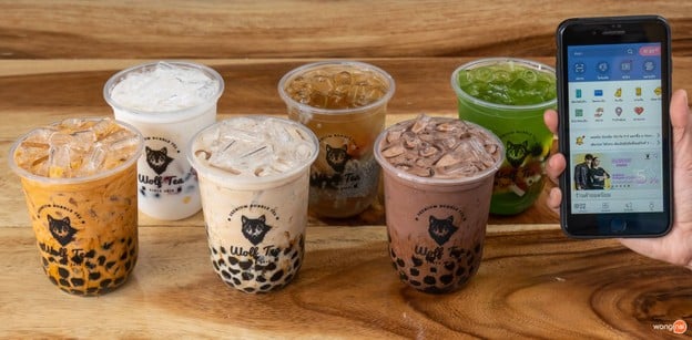 เมนูของร้าน Wolf Tea อุดมสุข 30