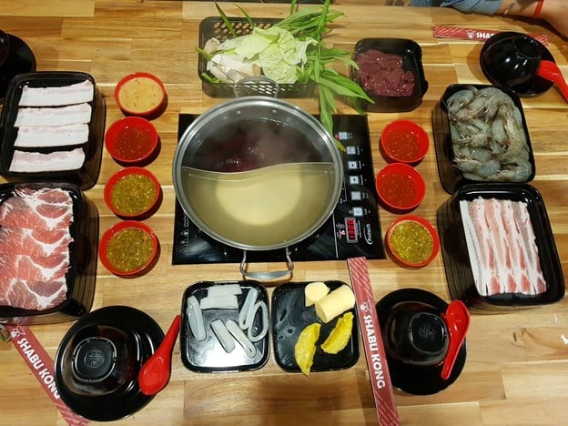 เมนูของร้าน Shabukong & Grill Kong