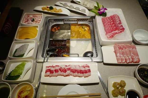 เมนูของร้าน Haidilao เซ็นทรัลเวิลด์