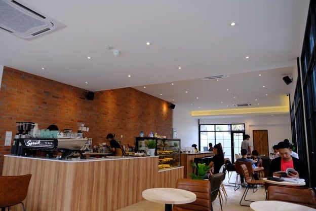 บรรยากาศ The Company Coffee ปิดปรับปรุงระบบ LINE MAN ชั่วคราว