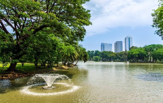 บรรยากาศ สวนลุมพินี