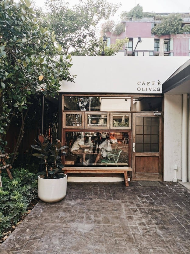 หน้าร้าน Caffe Olives