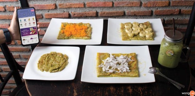 เมนูของร้าน Ohมิสเตอร์โรตีใบเตย ชินเขต