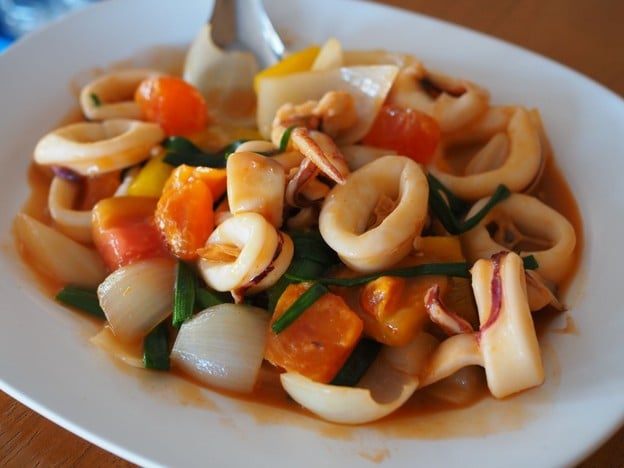 เมนูของร้าน ครัวพี่เปี๊ยก บางควาย ชะอำ ชะอำ บางควาย