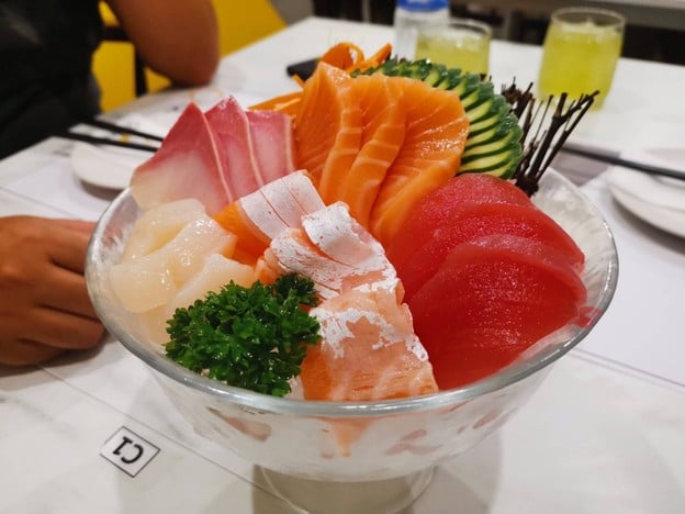 เมนูของร้าน Qsushi silom