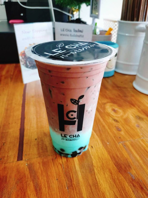 เมนูของร้าน Le’Cha ชานมไข่มุก เทอดไท28