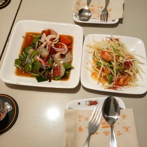 เมนูของร้าน ตำตำ ต้นตำรับ แบริ่ง 23