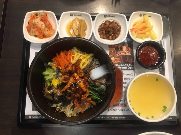 เมนูของร้าน The Bibimbab สยามพารากอน