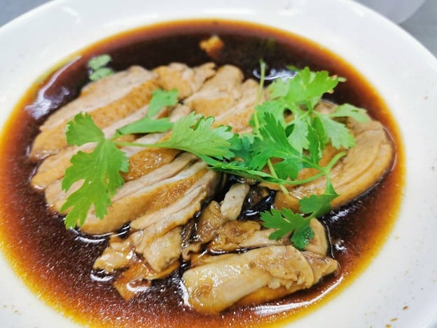 เมนูของร้าน ซ้งเป็ดพะโล้ สี่แยกวังหิน