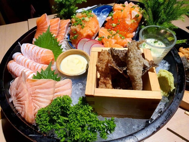 เมนูของร้าน Seiryu Sushi ศาลาแดง