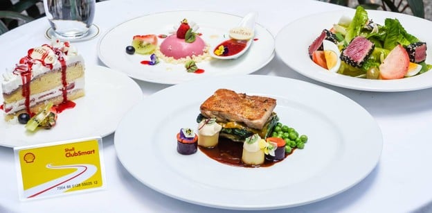 เมนูของร้าน The Gardens of Dinsor Palace