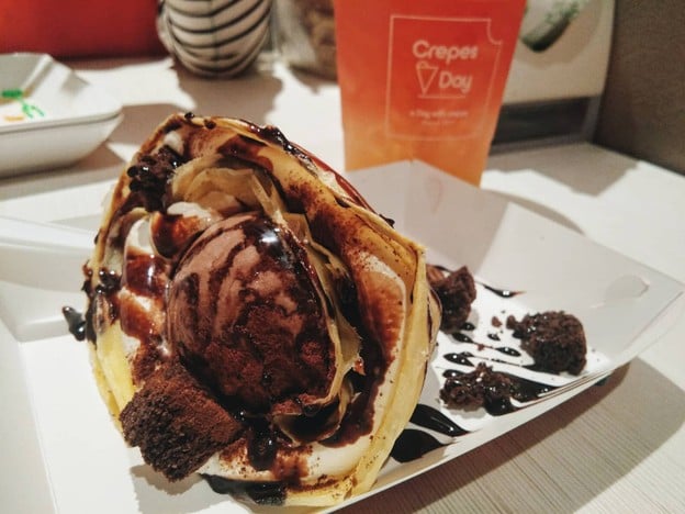 เมนูของร้าน Crepes a day The Mall Korat