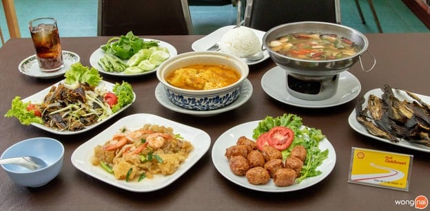 เมนูของร้าน ร้านอาหารซินฮั้วล้ง