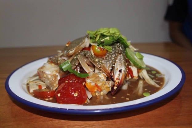 ยำตำเติป สามกองตลาดทวีสมาน