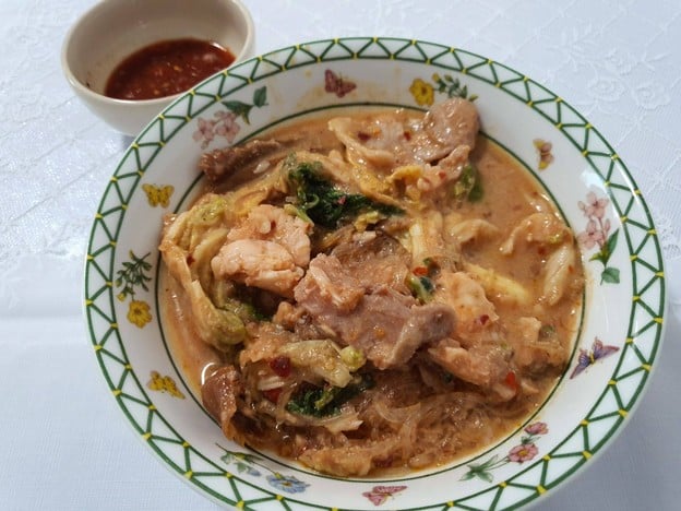 เมนูของร้าน ปุ๊สุกี้ เจริญนคร