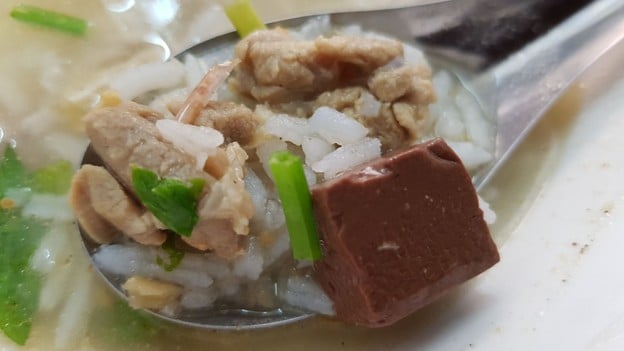 เมนูของร้าน ข้าวต้มเป็ดตั้งหงีฮวด
