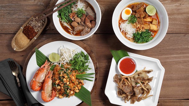 ก๋วยเตี๋ยวผักหวานอยุธยา