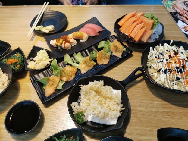 เมนูของร้าน KUMA Sushi x Yakiniku ภูเก็ต