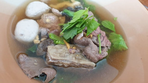 เมนูของร้าน เนื้อวัวไร้เทียมทาน (เหม่งจ๋าย)