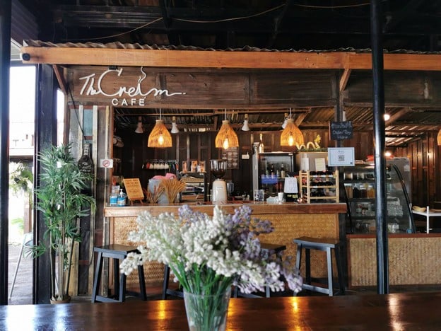 หน้าร้าน The Cream Café (the Camp Chiangkhan)