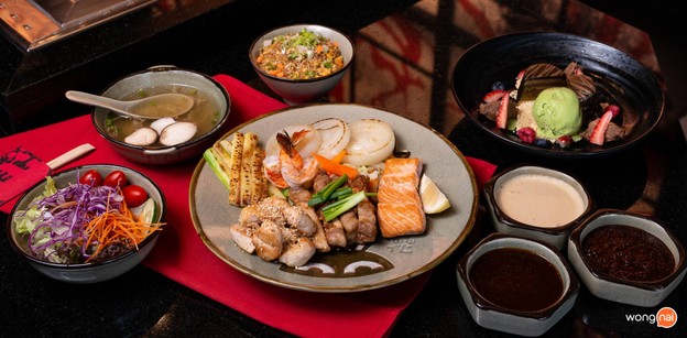 เมนูของร้าน Benihana โรงแรม Anantara Riverside Bangkok & Spa