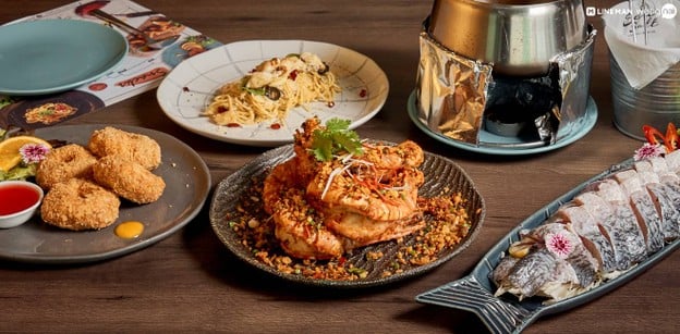 เมนูของร้าน Sea Salt Bangpra