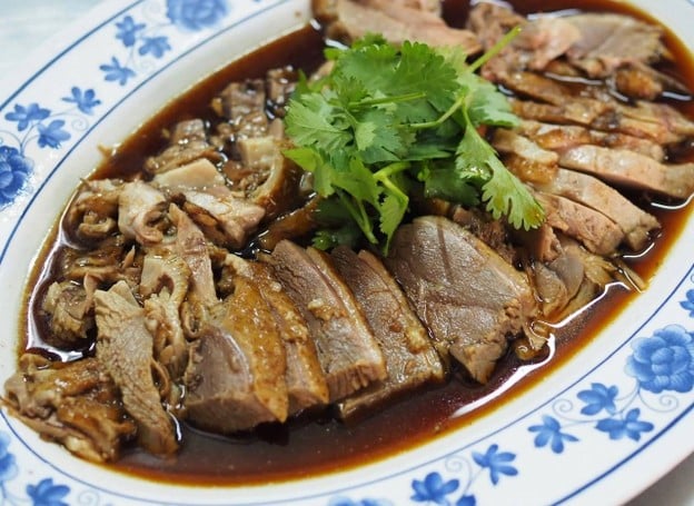 เมนูของร้าน เป็ด-ห่านพะโล้ นายสุนเจริญนคร (ติ่ง)