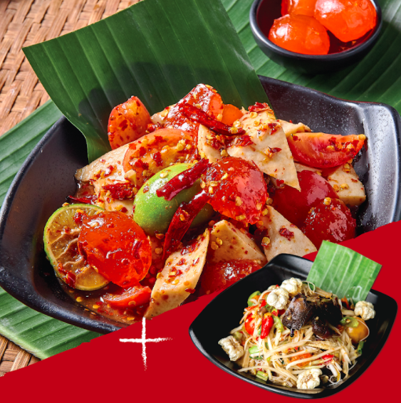 เมนูของร้าน ตำมั่ว เซ็นทรัลอุดรธานี