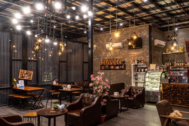 บรรยากาศ Mavin Coffee Roaster โรงคั่วกาแฟมาวิน หลัง รพ.ศูนย์