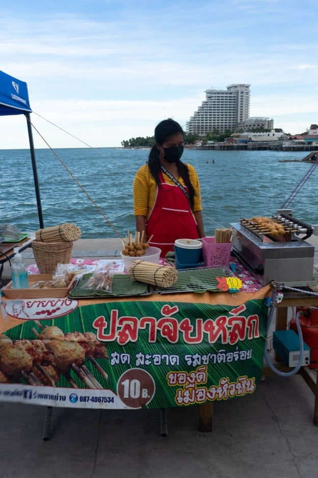 บรรยากาศ สะพานปลาหัวหิน