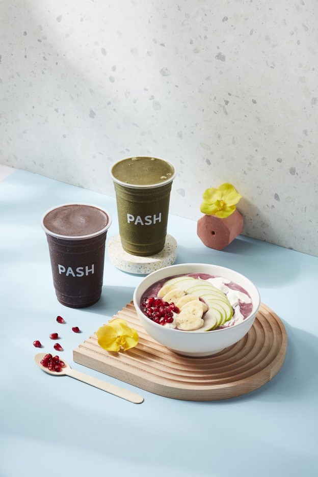 เมนูของร้าน PASH Juices The Commons ทองหล่อ
