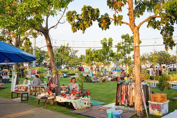 บรรยากาศ สวนหลวงราชินี 19 ไร่