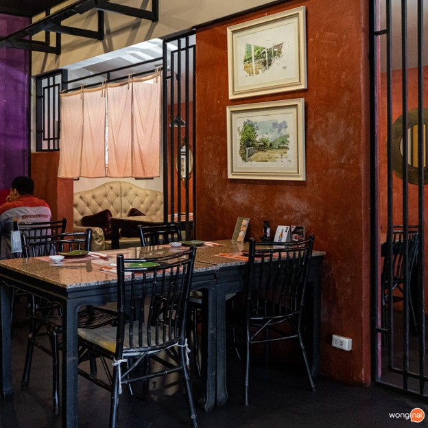 บรรยากาศ Tengoku De Cuisine ท่าศาลา หน้าโรงแรมดาราเทวี
