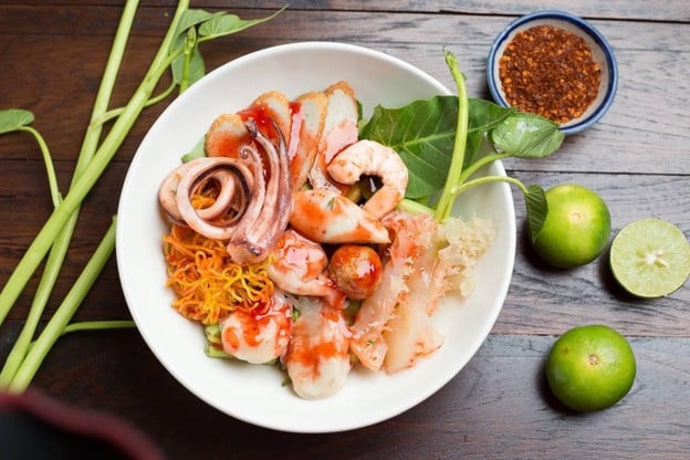 เมนูของร้าน เย็นตาโฟป้าฟัก สาขาบ้านยวม บ้านยวม