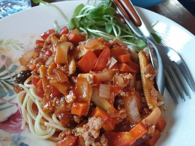 เมนูของร้าน ร้านเส้นนุ่ม