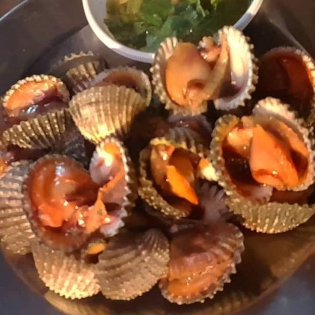 เมนูของร้าน เจ้ภาหอยแครงลวก&กุ้งอบวุ้นเส้น เจ๊ภา วงเวียนใหญ่