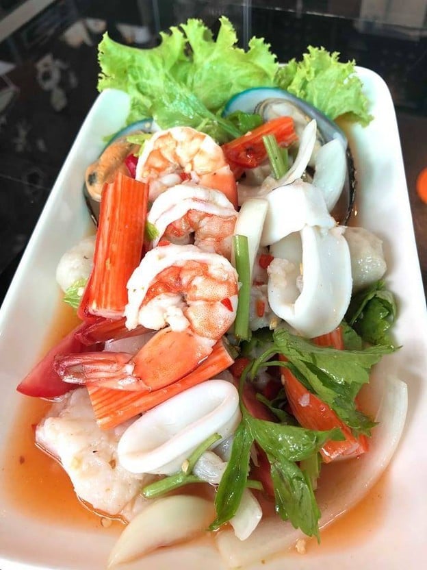 เมนูของร้าน ส้มตำ คุณเอก