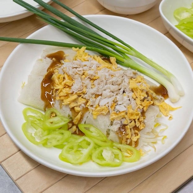 เมนูของร้าน มิว เปาะเปี๊ยสดหน้าปู