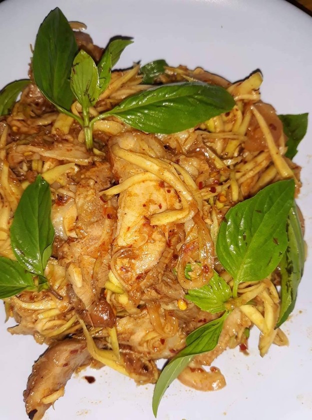 เมนูของร้าน ร้านยำกบตลาดโสธร