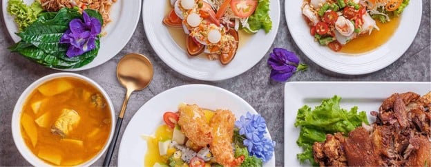 เมนูของร้าน บ้านสวนสุดาพร