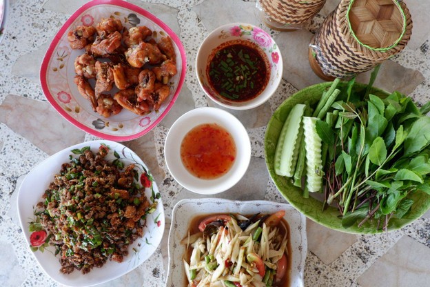 เมนูของร้าน ครัวลาบเป็ดกาฬสินธุ์ ป้าน้อย