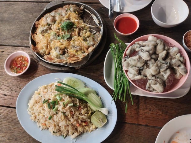 เมนูของร้าน ทรัพย์ศิลาทองซีฟู้ด