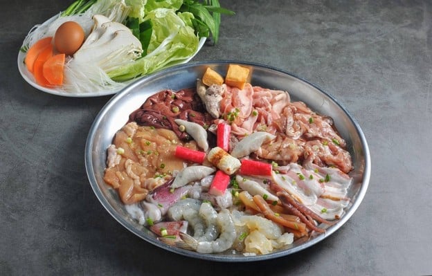เมนูของร้าน ป๋าเตี้ยหมูจุ่ม & หมูกระทะ