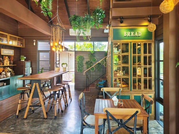 บรรยากาศ Little Forest Coffee House  แก่งกระจาน