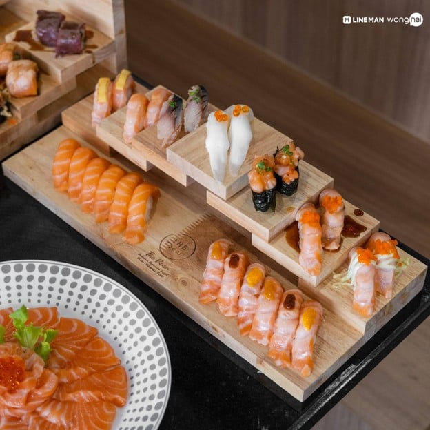 เมนูของร้าน The Bear Shabu Sukiyaki Sushi buffet นครศรีธรรมราช